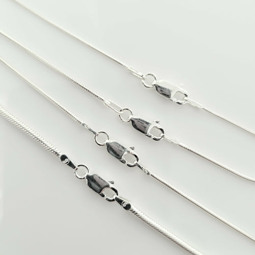 Sterling Silver Chain- BABY SNAKE