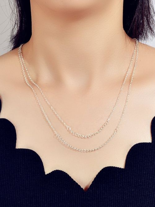 Minimalist Layered Chain Necklace