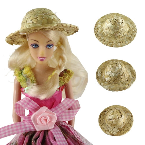 Jewelry Doll Straw Hat Dressing Gift
