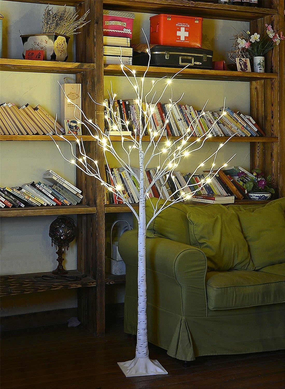 Glowing Birch Tree LED Light