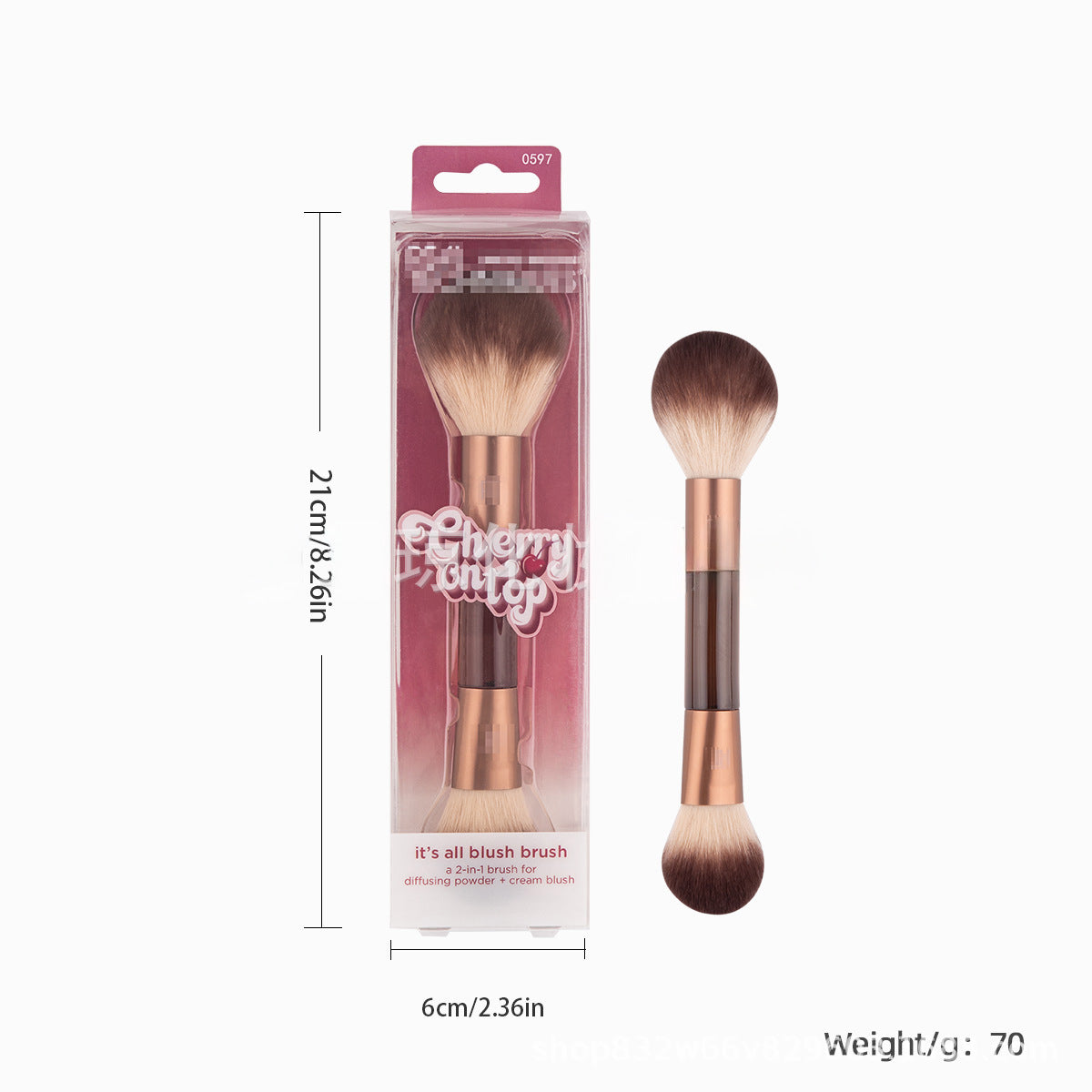 full set of makeup brushes suit 1997 blush brush vignetting brush eye shadow brush