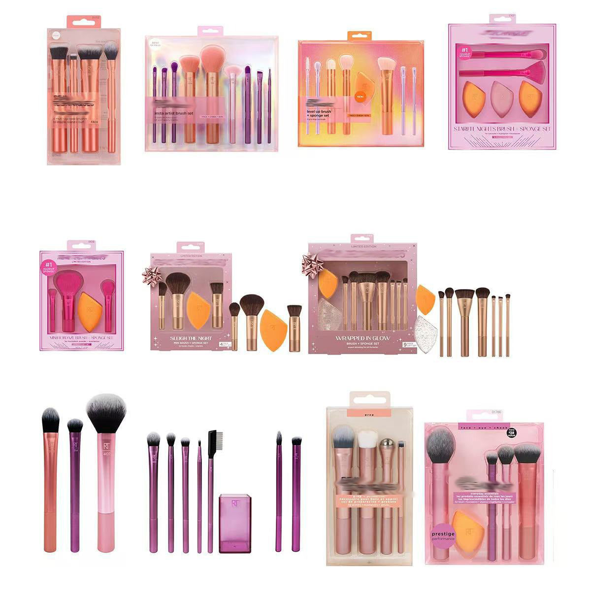 full set of makeup brushes suit 1997 blush brush vignetting brush eye shadow brush
