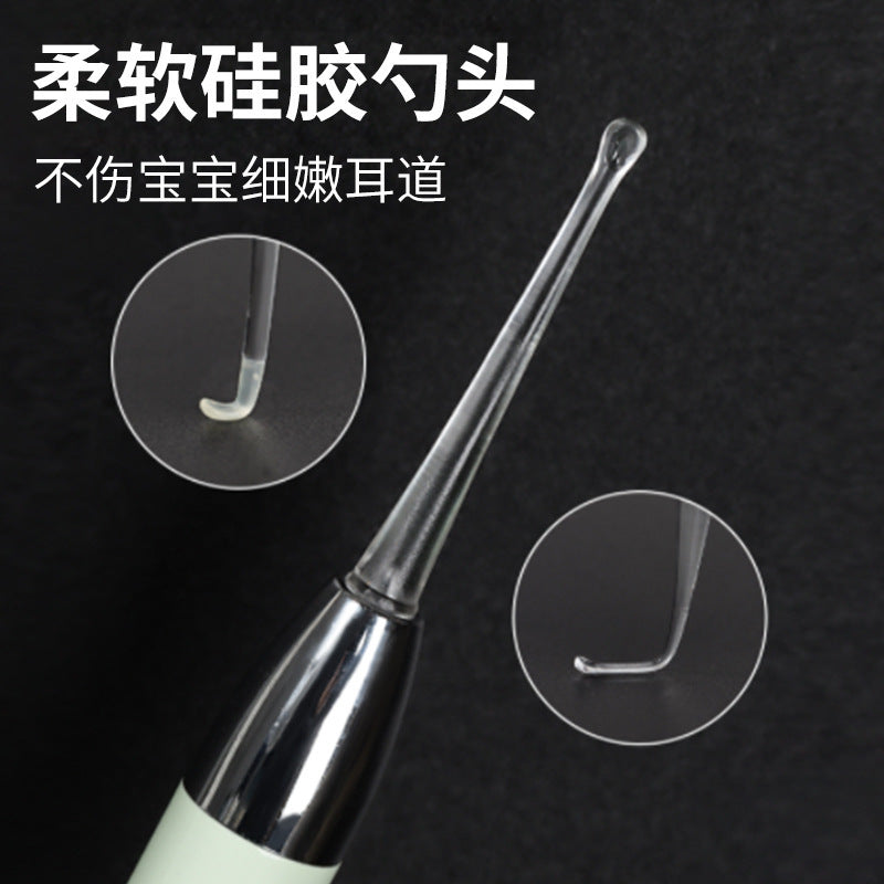 Luminous ear scoop set baby ear picking tool usb charging with light ear