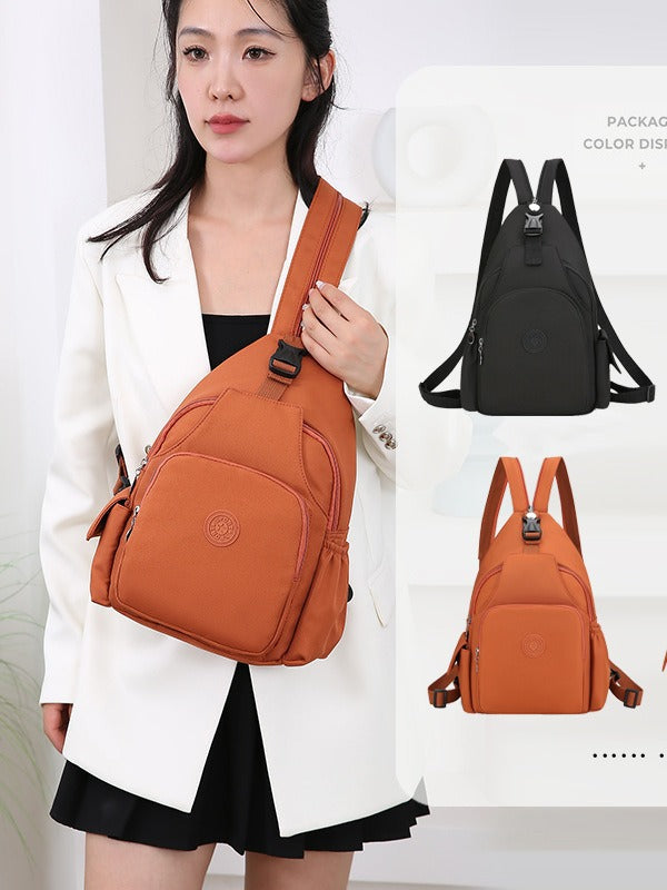 Fashion Chest Bag Backpack Fashion Trend 2024 New Women's Chest Bag Casual Anti-splashing Bag Multifunctional Chest Bag