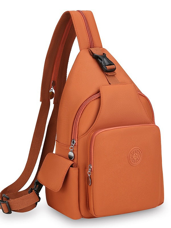 Fashion Chest Bag Backpack Fashion Trend 2024 New Women's Chest Bag Casual Anti-splashing Bag Multifunctional Chest Bag