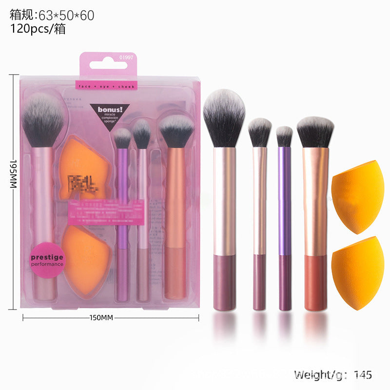 full set of makeup brushes suit 1997 blush brush vignetting brush eye shadow brush