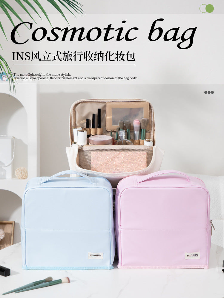 Makeup Bag for Women, Simple and Portable, Large Capacity, Multi-Functional