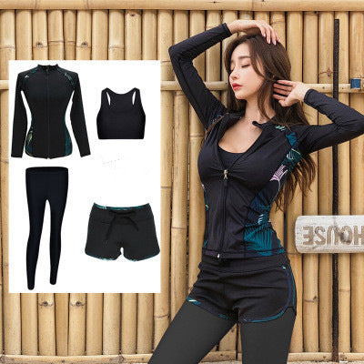 Huludao Manufacturer Direct Supply Swimwear 2026 Two-Piece Couple Diving Suit Sun Protection Surfing Suit in Stock Jellyfish Suit Swimwear