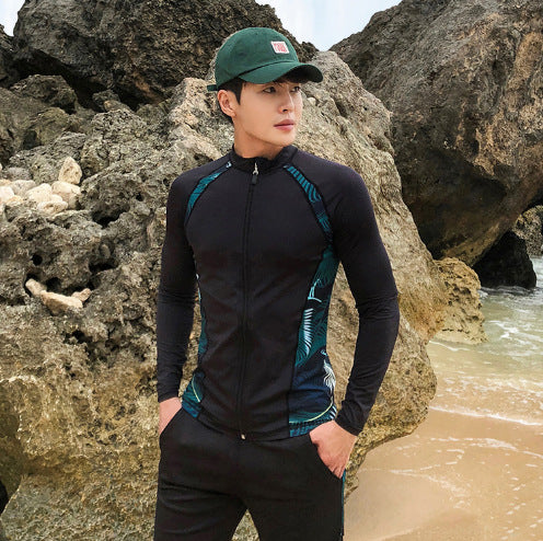 Huludao Manufacturer Direct Supply Swimwear 2026 Two-Piece Couple Diving Suit Sun Protection Surfing Suit in Stock Jellyfish Suit Swimwear