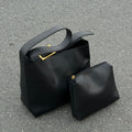 handbag New Fashion bucket Large Capacity Simple Casual double piece
