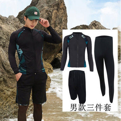 Huludao Manufacturer Direct Supply Swimwear 2026 Two-Piece Couple Diving Suit Sun Protection Surfing Suit in Stock Jellyfish Suit Swimwear