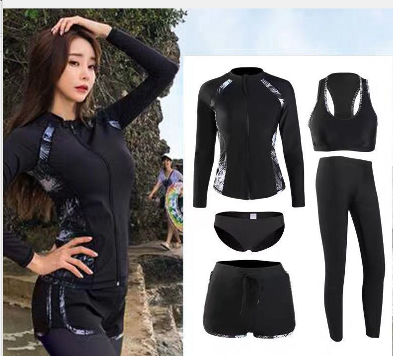 Huludao Manufacturer Direct Supply Swimwear 2026 Two-Piece Couple Diving Suit Sun Protection Surfing Suit in Stock Jellyfish Suit Swimwear