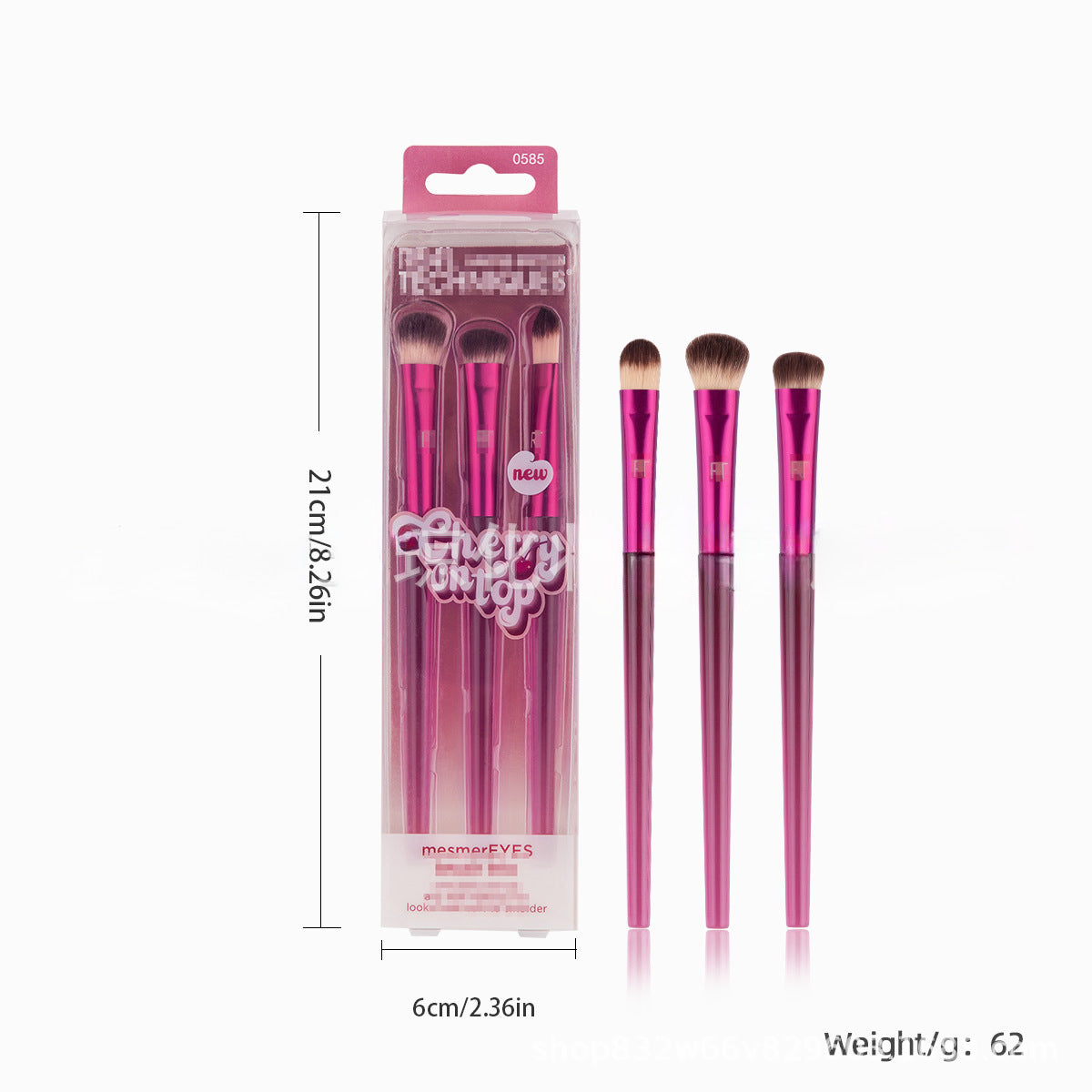 full set of makeup brushes suit 1997 blush brush vignetting brush eye shadow brush