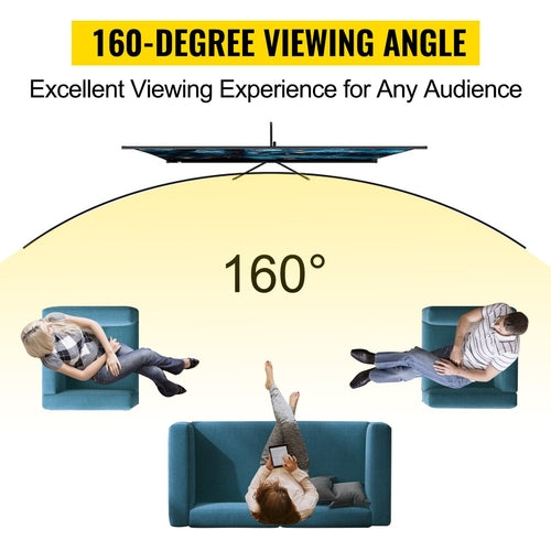 Portable 70" Tripod Projector Screen